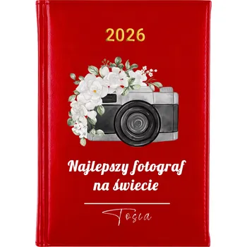 Kalendář Knižní kalendář 2026 A5 červený