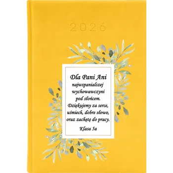 Kalendář Knižkový kalendář 2026 A5 žlutý