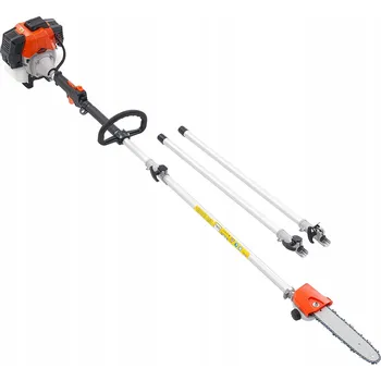 Motorová pila VEVOR Benzínová řetězová pila 1,75 HP 43 cm3 2,08–3,58 m Teleskopická pila