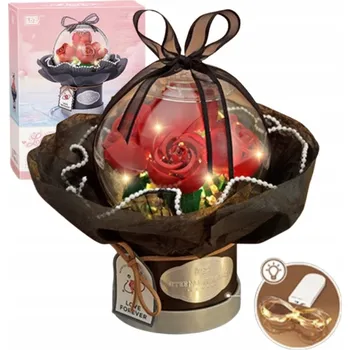 ostatní stavebnice QBI Plastové Stavebnice Svítící koule Červené růže 1081302