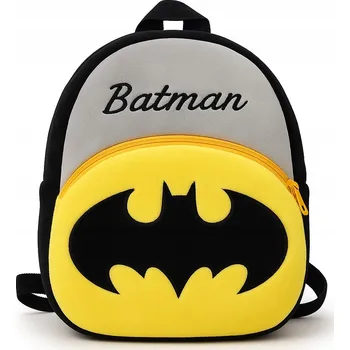 Dětský batoh Batoh pro předškoláka - PLYŠOVÝ DĚTSKÝ BATMAN