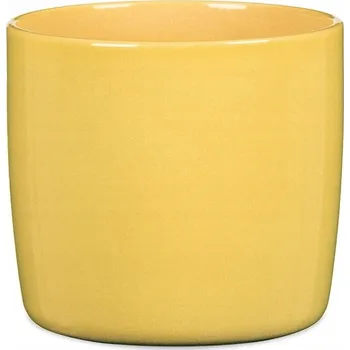 Květináč Keramický obal na květináč 17,5 cm, žlutý