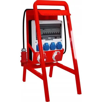 Rozvaděč Rozvaděč na stojanu s jištěním Siemens pTD-S/FI 32A 16A 4x230V