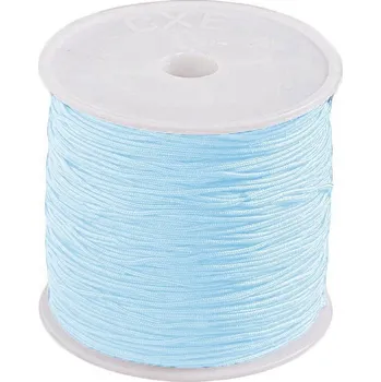 Nylonová šňůrka světle modrá, 1 mm, cívka (90 m)