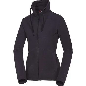 Dámská mikina Northfinder Dámská fleecová mikina melanžová WINIFRED, černá, L