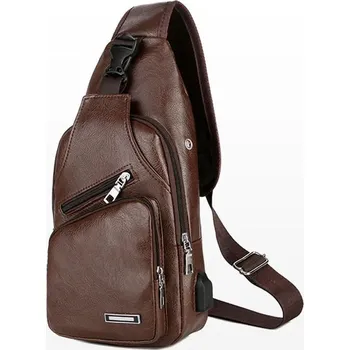 Pohodlná unisex crossbody taška na léto | letní batoh taška - Tmavě hnědá B