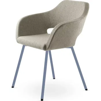 Křesílko POLO+ PO-N15 (4 nohá podnož holubí modrá RAL 5014)