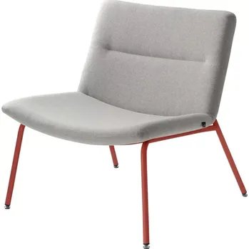 Křeslo Oslo Lounge OL-K1-N14 (podnož signální červená RAL 3001)