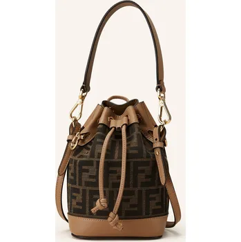 Kabelka Fendi Dámská Vaková Kabelka Mon Tresor Mini, hnědá / tmavě...