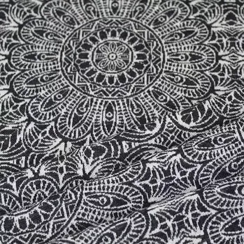 Merino Mandaly grafit a krém (E) (Hebké merino oboulic )