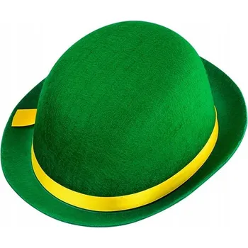Karnevalový doplněk KLOBOUK KLAUNA MELOUN v ZELENÉ BARVĚ