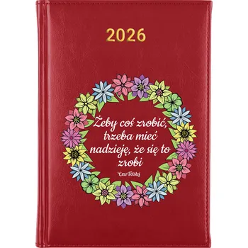 Kalendář Knižní kalendář 2026 A5 červený