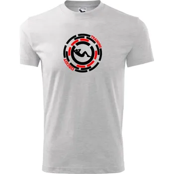 Circuit training - Tričko dětské bavlněné - 98 cm / 2 roky ( Světlešedý Melír )