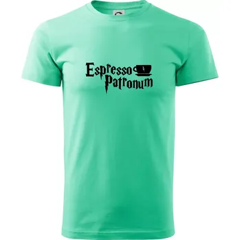 Pánské tričko Harry - Espresso Patronum - Klasické pánské triko vyšší gramáže - XS ( Mátová )