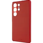 FIXED MagLeather kožený kryt s MagSafe Samsung Galaxy S25 Ultra červený