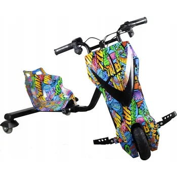 Dětské elektrovozidlo ELEKTRICKÁ MOTOKÁRA TŘÍKOLKA SKÚTR VOZIDLO ELEKTRICKÝ SKATEBOARD LED DRIFT