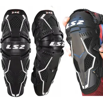 Motocyklový chránič kolene a holeně LS2 FORTRESS CHRÁNIČE KOLEN Motocyklové Chrániče Skútr Univerzální