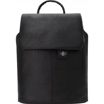 Městský batoh Elegantní dámský BATOH Velký Městský A5 Kožený Klasický Černý Elegantní