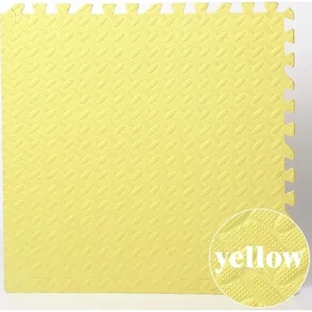 Hračka pro kojence Měkká pěnová podložka pro děti | dětská podložka, hrací koberec - Žluť , 8 ks