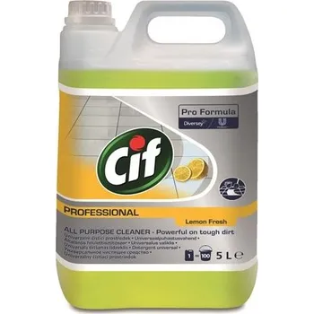 Čistič podlahy Čisticí prostředek na povrchy Cif Professional - lemon, 5 l