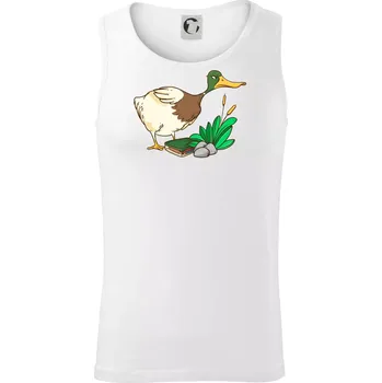 Geokačer s keškou - Tílko pánské Core - 2XL ( Bílá )