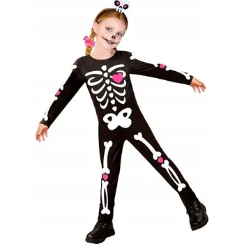 Karnevalový kostým Kostým Kostra Kostým Převlek na Halloween Kombinéza Čelenka 104