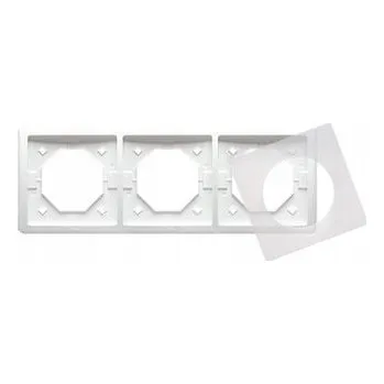 Trojitý Rámeček Kontakt-simon bílý