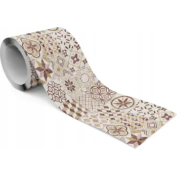 Fototapeta Samolepicí Dekorativní Bordura Písková MOZAIKA Marocká imitace dlaždic