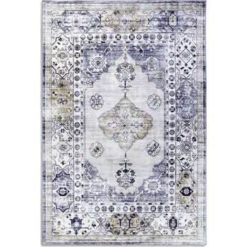 Koberec Klasický Koberec s protiskluzovou úpravou Asya 106047 Modrá Zlatá 80x150