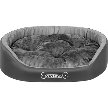 Pelíšek pro psa Pelíšek Lovedog Royal pro psa, velikost S (50 cm x 40 cm), Antialergický, Šedý