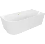 Volně stojící akrylátová vana Mexen Mia s odtokem uprostřed, 150 x 75 cm