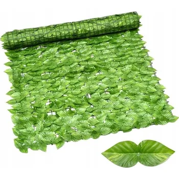 umělý živý plot UMĚLÝ ŽIVÝ PLOT Břečťan OPLOCENÍ BALKON ZÁBRANA STĚNA STŘECHA STÍN 300x50cm