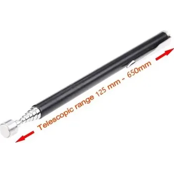 Inspekční zrcátko Inspekční zrcátko s teleskopem 360 otáčení | kontrolní nástroj, oprava auta - 1 libra černé