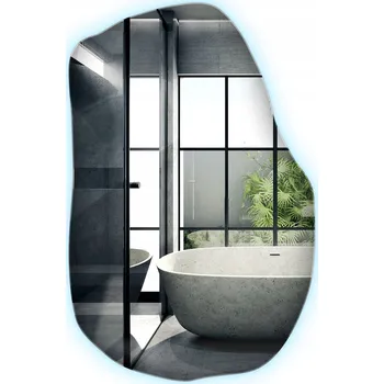 Zrcadlo Podsvícené Zrcadlo Studené LED Organické Nepravidelné do Koupelny Obývacího Pokoje