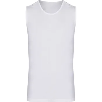 Pánské tílko miners mate Lehké bavlněné pánské tílko v prodyšném materiálu na léto i sport Barva: Bílá, Velikost: 3XL MY310