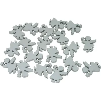 Vánoční dekorace Dekorace andělé bílí 3cm/20ks 3001915