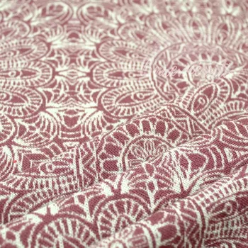 Merino Mandaly starorůžová a krém (E) (Hebké merino oboulic )