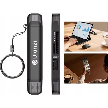 IP kamera Čtečka karet Ulanzi CR1 3 v 1 USB 3.0 / USB-C SD TF MicroSD / 150-200 MB/s