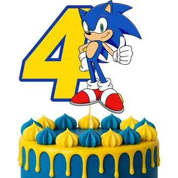 Obraz TOPER NA DORT TOPPER JEŽEK BLESK ROK DEKORACE NAROZENINY