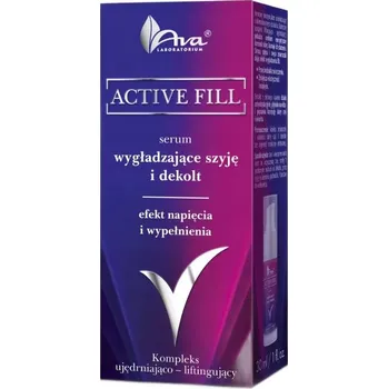 Pleťové sérum Vyhlazující sérum na krk a dekolt proti vráskám Ava