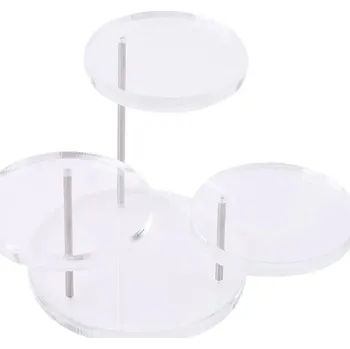 Šperkovnice Vícepatrový stojan na šperky z akrylu | stojan na šperky, organizér šperků - Průhledný