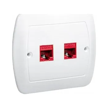 Elektrická zásuvka Internetová zásuvka nástěnná Simon bílá