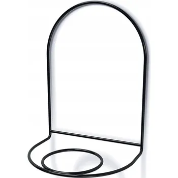 Květináč Prosperplast Showy Hanger Půlkruh 38 Cm Černá