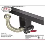 Tažné zařízení Citroën C4 12/2004->11/2010 SV 002-210, SVC GROUP