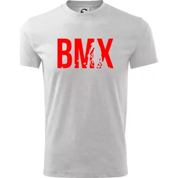 BMX - Tričko dětské bavlněné - 98 cm / 2 roky ( Světlešedý Melír )