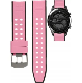 Příslušenství k chytrým hodinkám DVOUBAREVNÝ SILIKONOVÝ ŘEMÍNEK ŘEMÍNEK 22MM PRO HODINKY SAMSUNG AMAZFIT GARMIN