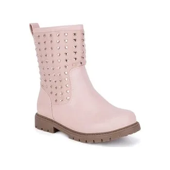 Dívčí obuv Polokozačky Nelli Blu CS1575-05 Růžová 29