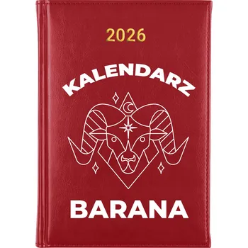 Kalendář Knižní kalendář 2026 A5 červený