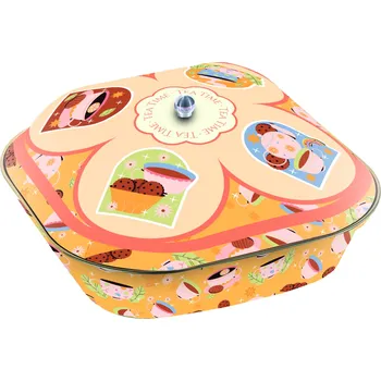 Dóza na potraviny Il Vecchio Forno Panettone čoko níz dóza Čaj sušenky 600g