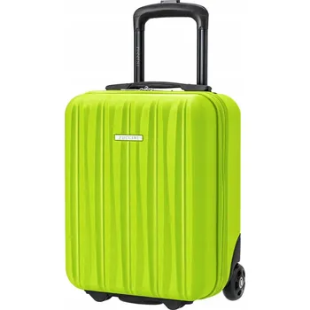 PUCCINI Malý palubní kufr, tvrdý, na kolečkách, ABS ABS021D-5B Zelený